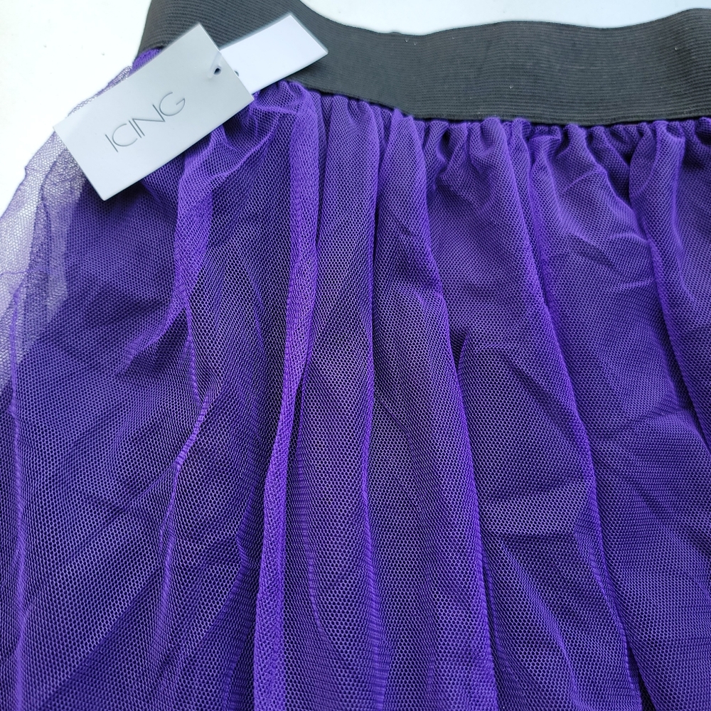 Icing Purple Tulle Skirt for Kids
